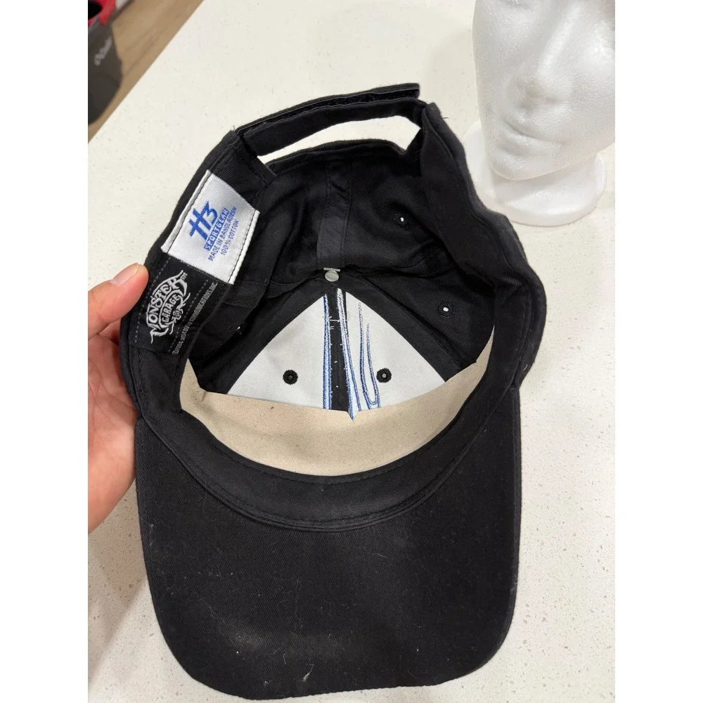 Monster Garage‎ Flame Racing Baseball Cap Black Blue Adult Men One Size
